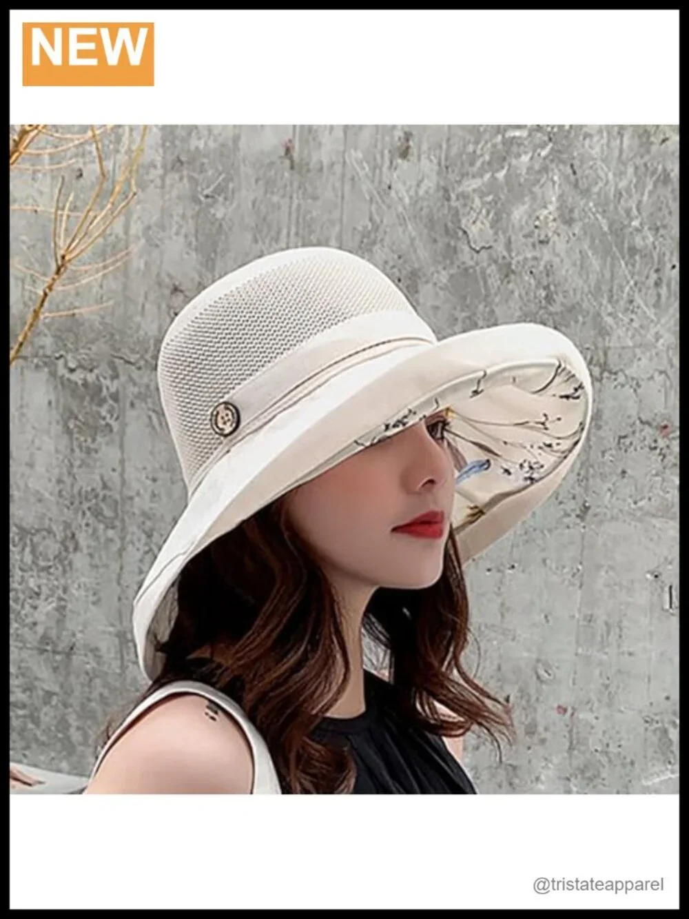 UPF 50+ Wide Brim Sun Hat Women Mesh Bucket Beach Hat Foldable